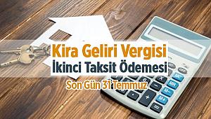 Kira Geliri Vergisi 2. Taksit Süresi İçin Son Günler