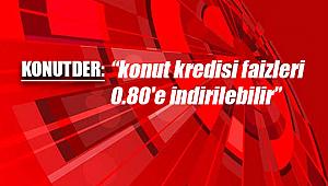 Konutder: konut kredisi faizleri 0.80'e indirilebilir