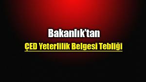 Çevresel Etki Değerlendirmesi (ÇED) Yeterlik Belgesi Tebliği