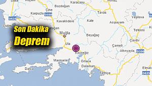 Son dakika deprem haberi: Muğla Köyceğiz'de 3.6 büyüklüğünde deprem