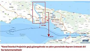 AFAD: Kanal İstanbul ve deprem ilişkisi doğru değildir