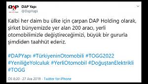 DAP Yapı, 200 adet yerli otomobile talip oldu!