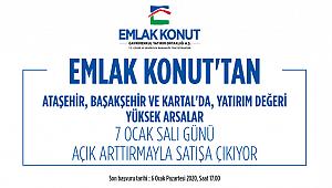 Emlak Konut, İstanbul'da 3 ilçede 12 arsa satacak!