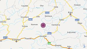 Kars Sarıkamış'ta deprem! Kars ilinde 4.2 şiddetinde deprem...