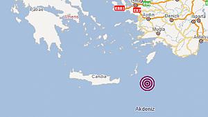 Akdeniz'de 4.3 şiddetinde deprem!