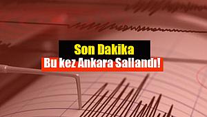 Ankara’da 3.2 büyüklüğünde deprem!