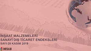 Kasım ayında 4,47 milyon ton inşaat malzemesi ihracatı yapıldı