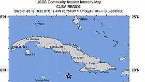 Küba açıklarında korkutan deprem! 7.4'lük Küba depremi sonrası Tsunami alarmı verildi...