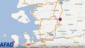 Manisa Kırkağaç ilçesinde bu kez 4.1 büyüklüğünde deprem!