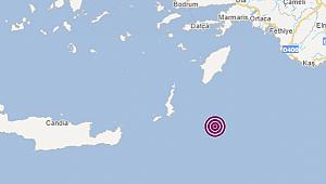 Muğla Marmaris açıklarında 5.4 büyüklüğünde deprem!