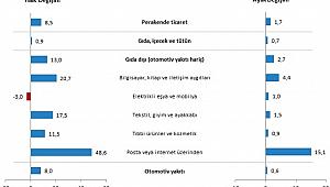 Perakende Satış Hacmi Yıllık Yüzde 8,5 Oranında Arttı