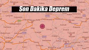 Sivas Zara merkezli 3.7 büyüklüğünde korkutan deprem!