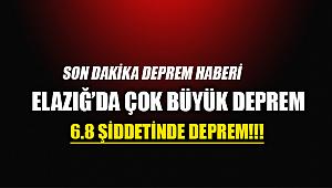 Son dakika deprem haberi: Elazığ büyük depremle sallandı! Elazığ'da 6.8 şiddetinde deprem....