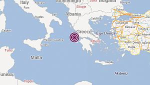 Yunanistan sabah saatlerinde 5.2 şiddetinde deprem ile sallandı!