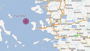 İzmir Çeşme'de deprem! Bölge 3.5 deprem ile sallandı...