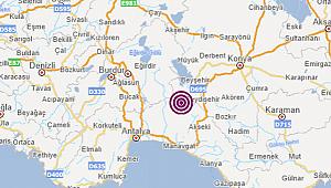 Konya 4.6 depremle sallandı!