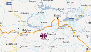 Malatya'da 3.4 büyüklüğünde korkutan deprem