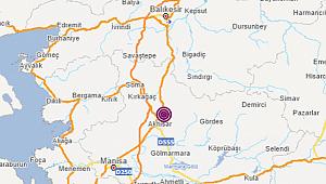 Manisa Akhisar'da sabah saatlerinde 5 büyüklüğünde deprem!
