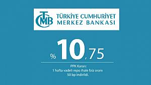 Merkez Bankası faiz kararını açıkladı! Faizler bir kez daha indirildi...