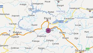 Son dakika: Elazığ'da 4.6 şiddetinde deprem!