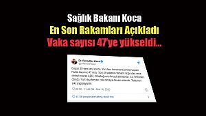 İşte en son rakamlar! Türkiye'de koronavirüslü vaka sayısı 47'ye yükseldi...