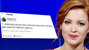 Nagehan Alçı, koronavirüs iddialarını yalanladı