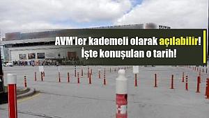 AVM'ler kademeli olarak açılabilir! İşte telafuz edilen o tarih...