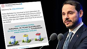 Bakan Albayrak'tan kamu bankalarınca vatandaşa kullandırılan krediler hakkında açıklama