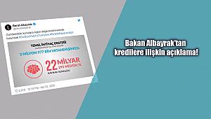 Bakan Albayrak'tan kredilere ilişkin açıklama!