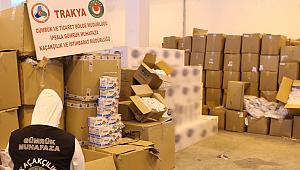 Covid-19 pandemisi kapsamında maske, tulum, koruyucu gözlük gibi tıbbi malzemeleri kaçırmak isteyenlere darbe