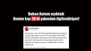 Denize kıyısı bulunan 28 ili yakından ilgilendiren genelge
