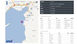 Hatay'da deprem! Hatay ili 4.7 ve 4.5 büyüklüğünde iki depremle sallandı