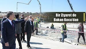 Sahra hastanelerine bir ziyaret de Bakan Koca'dan