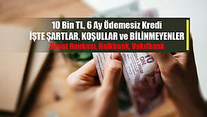 Temel İhtiyaç Kredisi başvuru yapan yapmayan dikkat! Ziraat Bankası, Halkbank, Vakıfbank 10 Bin TL, 7500 TL, 5 Bin TL kredi şartları...