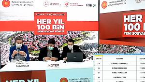 TOKİ Adana Sarıçam 2+1 ve 3+1 konut hak sahipleri belirlendi