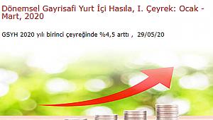 Türkiye ekonomisi 1. çeyrekte yüzde 4.5 büyüdü