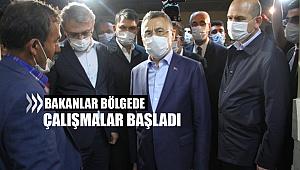 Bingöl depremi sonrası devlet hızla işe koyuldu