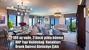 DAP Yapı Validebağ Konakları örnek dairesi görücüye çıktı