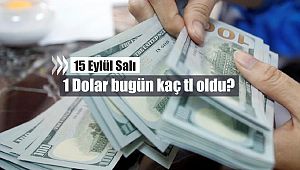 1 Dolar bugün kaç tl oldu? 15 Eylül Döviz kuru
