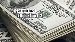 Dolar faiz kararı sonrası sert düştü! Haftanın ilk günü 28 Eylül 2020 1 Dolar ne kadar?