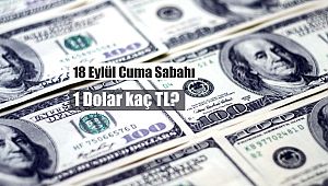 Haftanın son günü 1 Dolar kaç TL oldu? 18 Eylül Döviz kuru ve dolar yorum...