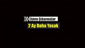 İşten çıkarmak 2 ay daha yasak