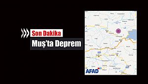 Son Dakika: Muş'ta 3.7 şiddetinde deprem