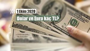 Dolar bugün ne kadar, kaç TL'den işleme başladı? 1 Ekim 2020 Döviz kurları ile dolar yorum