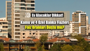 Ev alacaklar için kredi faizleri düştü mü? Ziraat Bankası, Halkbank, Vakıfbank ve 4 özel bankanın kredi faizleri son durum