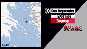 İzmir Çeşme'de 3.7 büyüklüğünde deprem! Son depremler: Ege'de korkutan deprem