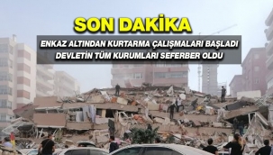 İzmir'i vuran 6.6'lık deprem sonrası enkaz altından kurtarma çalışmaları hızla başladı!