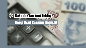 Vergi Usul Kanunu kapsamında önemli düzenleme