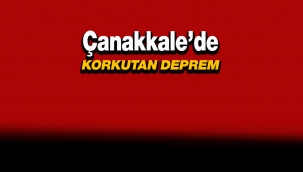 Çanakkale'de deprem mi oldu? Çanakkale Biga'da 3 büyüklüğünde deprem...
