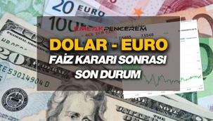 Dolar ve Euro faiz artışı ile sert düştü! 20 Kasım Döviz kurları